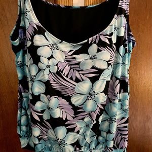 Blair 2 piece  bathing suit size 24W padded